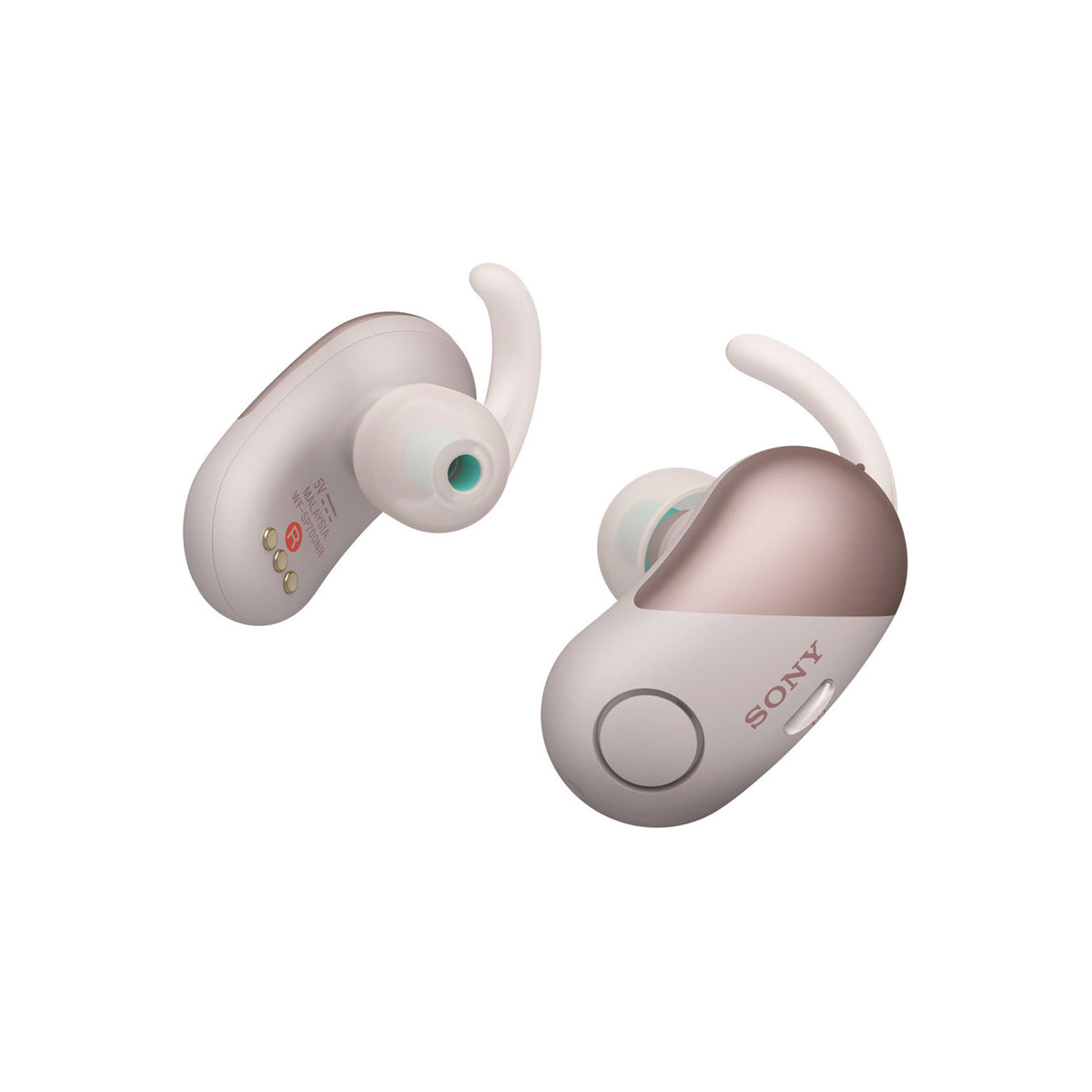 Front. Shop Sony WF-SP700N Wireless Noise-Canceling Headphones on Audio46. Pink