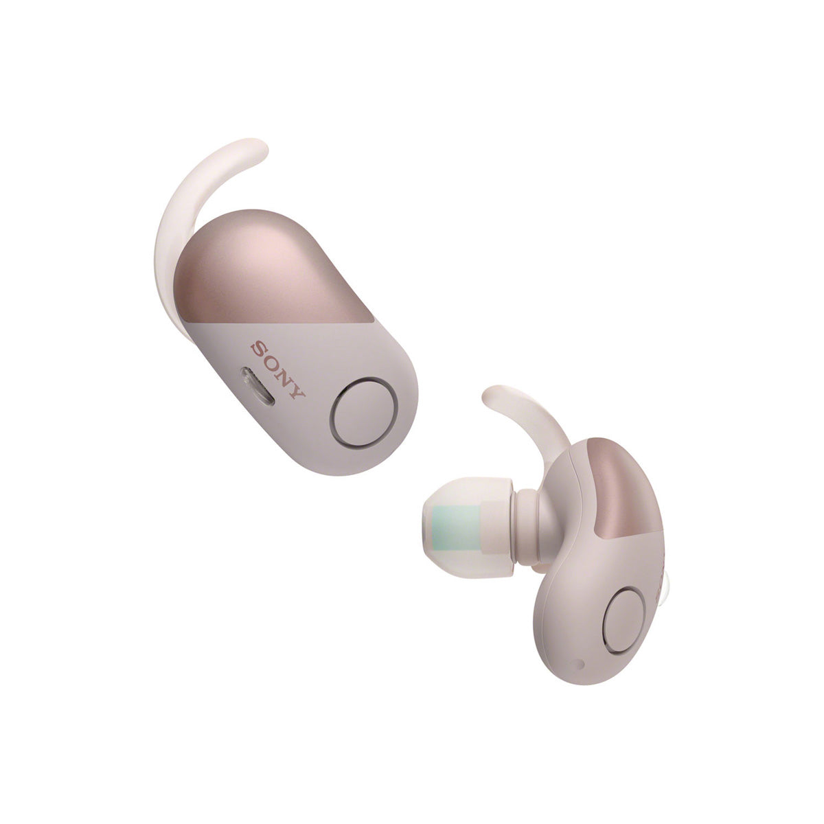 Angle. Shop Sony WF-SP700N Wireless Noise-Canceling Headphones on Audio46. Pink