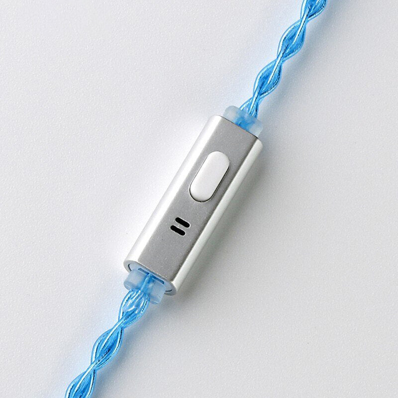 BGVP 5N Blue 4 Core OCC+Silver Hybrid HiFi Earphone Upgrade Cable