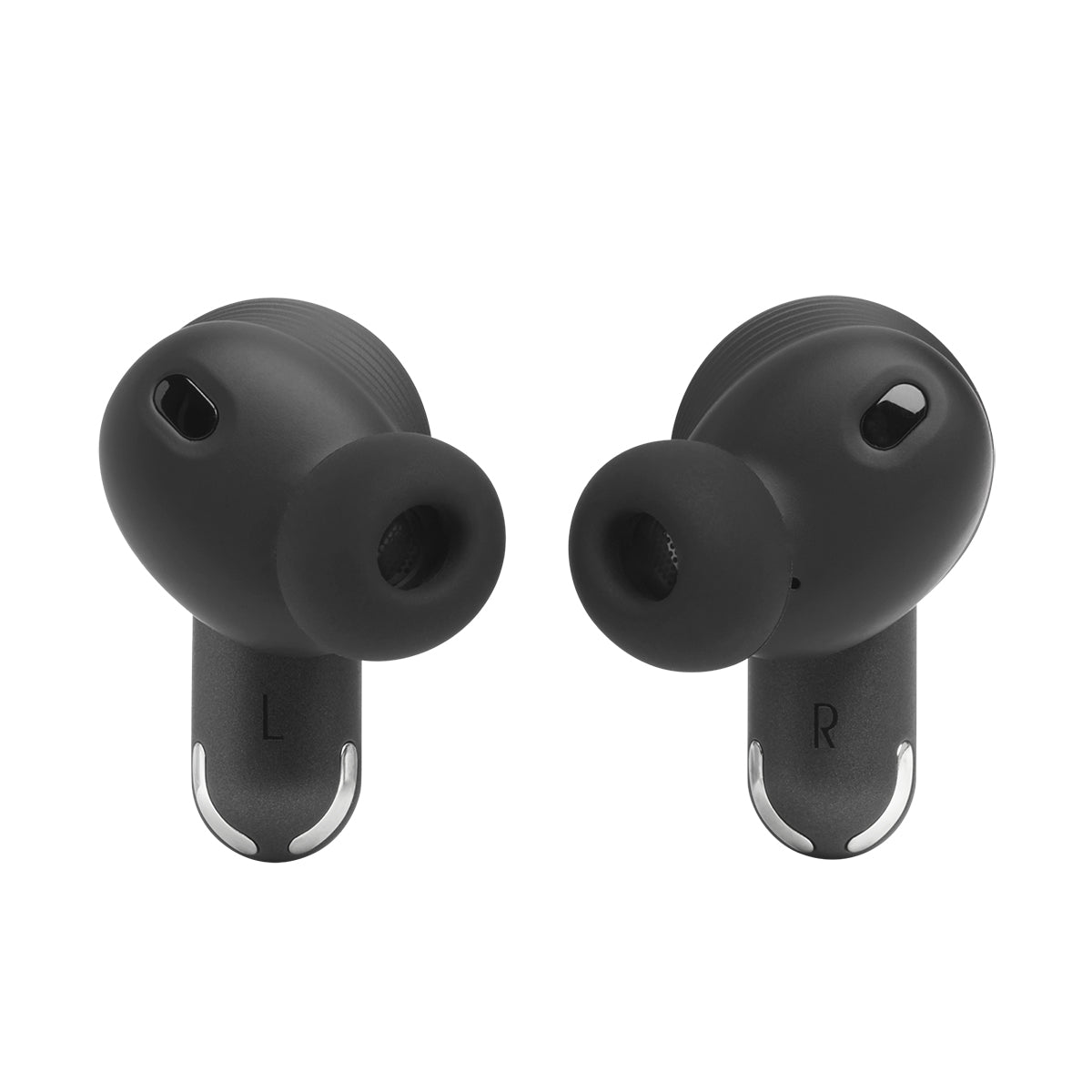 Front - JBL Tour Pro 2 Active Noise Canceling in-ear Earbuds - Black