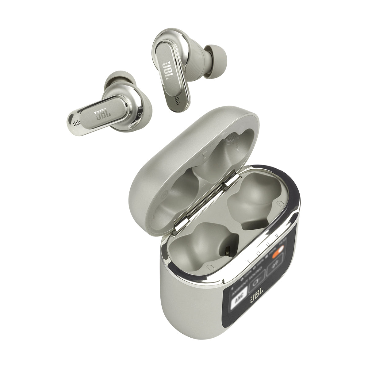 Case - JBL Tour Pro 2 Active Noise Canceling in-ear Earbuds - Champagne
