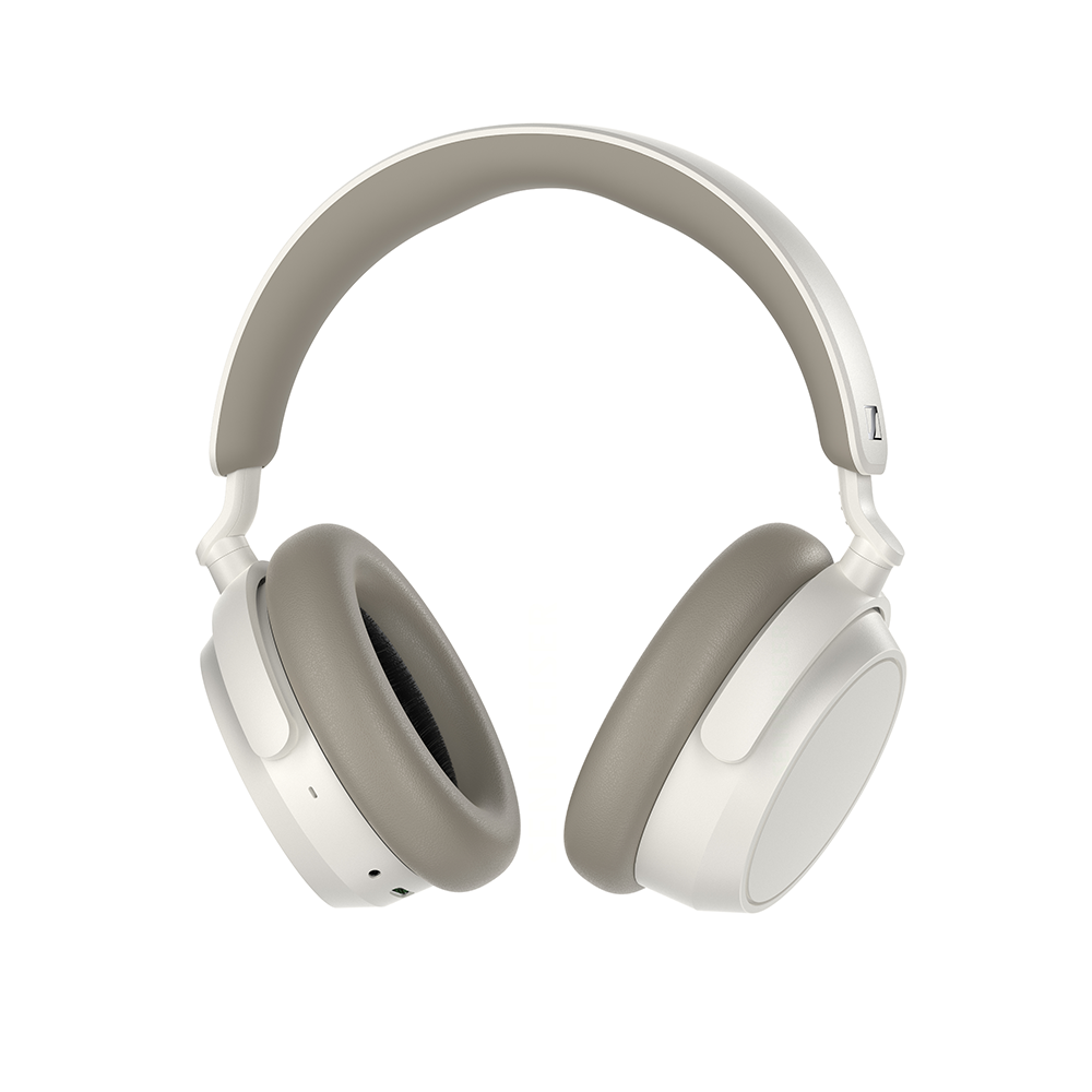Angle - Shop Sennheiser ACCENTUM Plus Wireless Over-Ear Noise Cancelling Headphones on sale - White