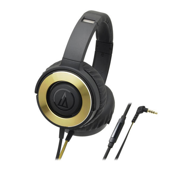 Angle - Shop Audio-Technica ATH-WS550iS Wired Headphones on Sale - Black