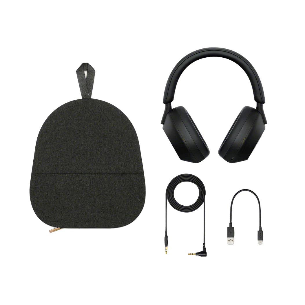 Set - Shop Sony WH-1000XM5 Wireless Noise Cancelling Headphones on sale - Black