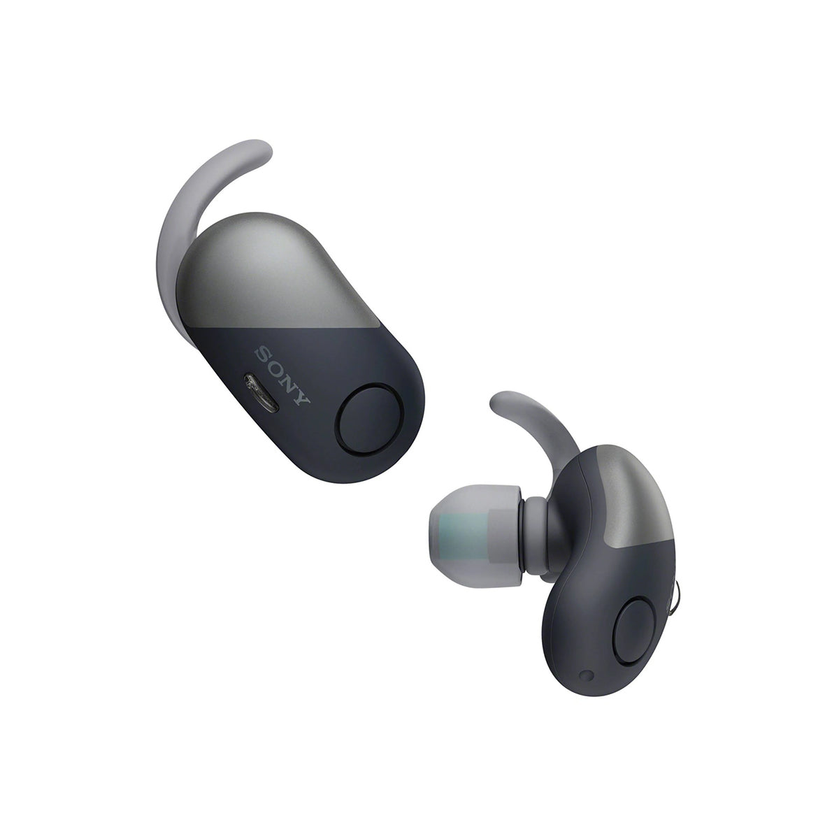 Angle. Shop Sony WF-SP700N Wireless Noise-Canceling Headphones on Audio46. Black