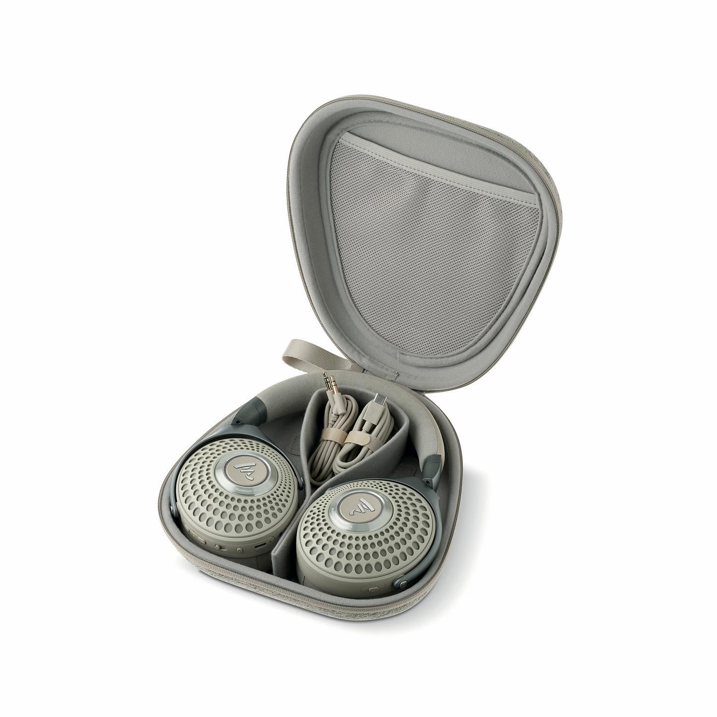 Focal Bathys Wireless Active Noise-Cancelling Headphones Dune case on Audio46