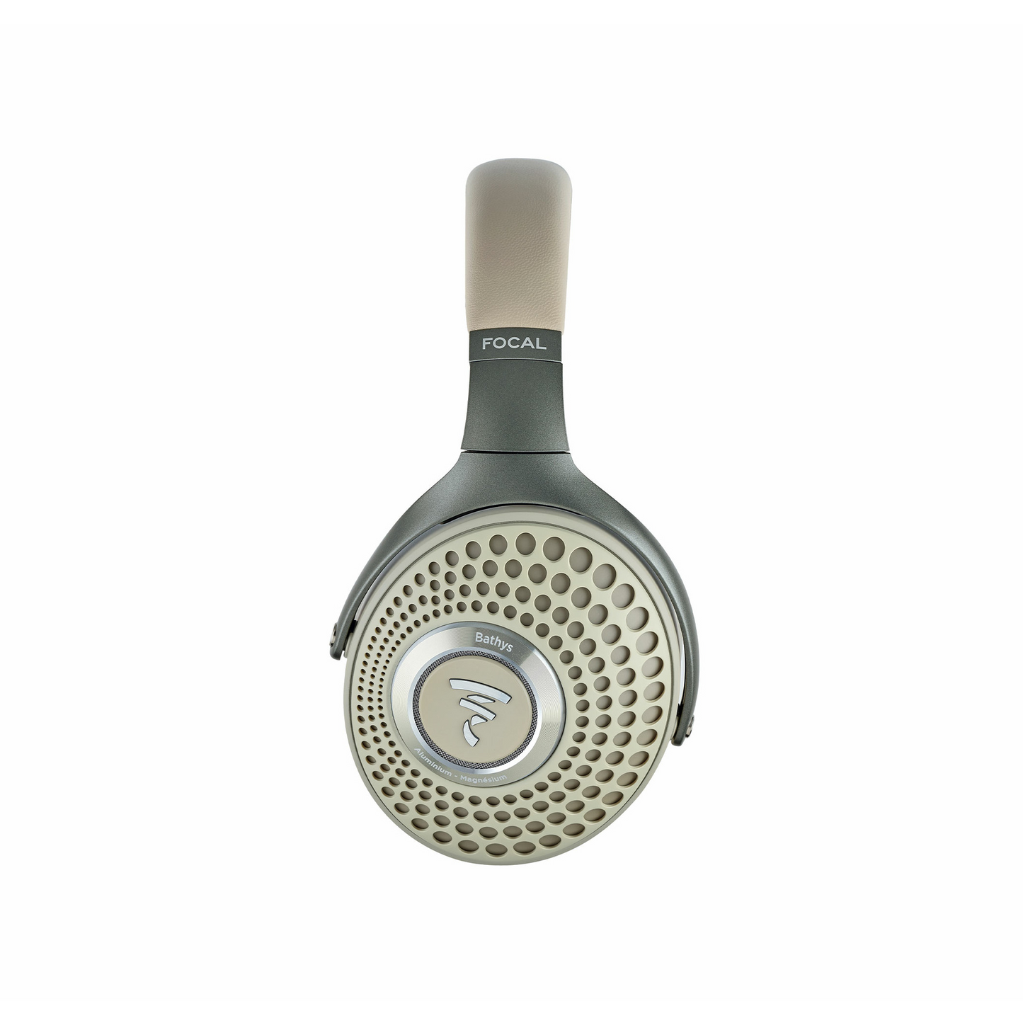 Focal Bathys Wireless Active Noise-Cancelling Headphones Dune side on Audio46
