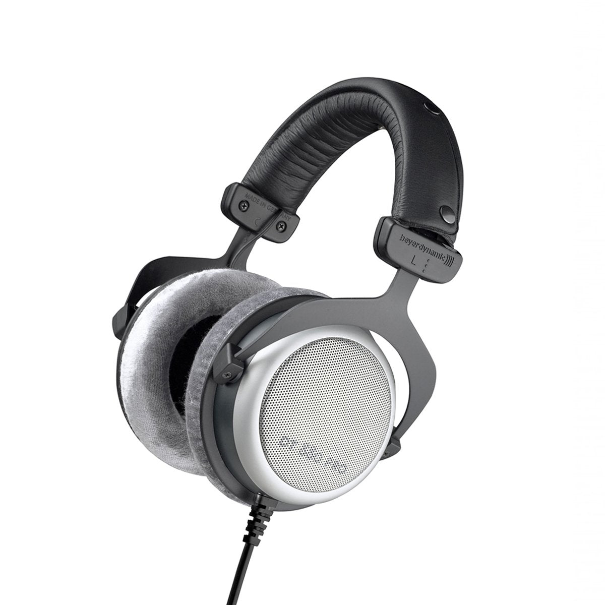 Angle - Beyerdynamic DT 880 PRO Studio 250 ohm Headphones for sale Semi-Open-Back Open box - Gray