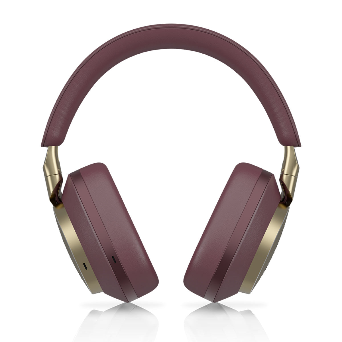 Back - Shop Bowers & Wilkins Px8 Wireless Over-Ear Noise-Canceling Headphones Open Box - Royal Burgundy