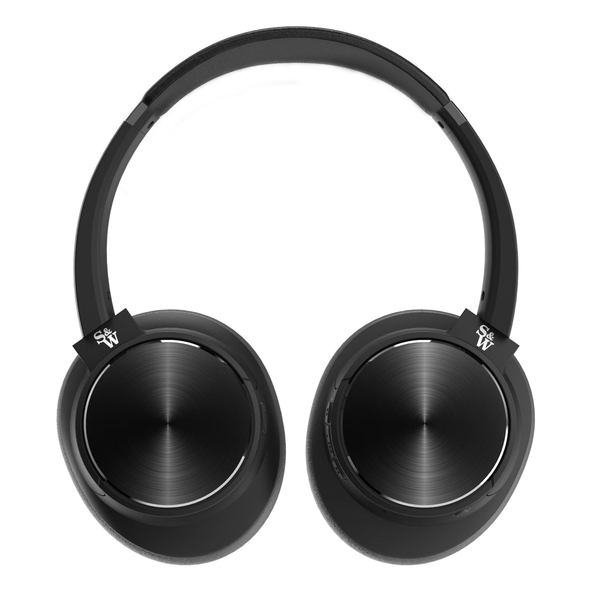Front - Shop Strauss & Wagner ANCBT501 Wireless Headphones on sale under 1000$ noise cancelling - Black