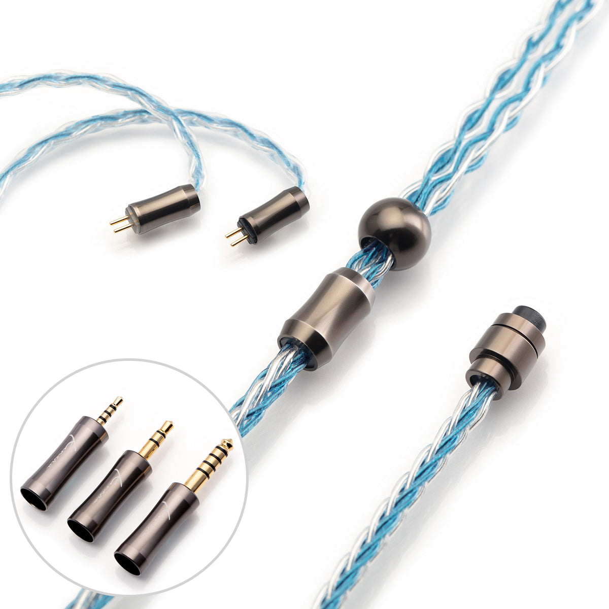 Kinera Ace OFC+OFC with silver plated Cable