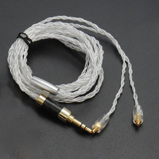 BGVP 5N Silver 8 Core HiFi Earphone Upgrade Cable (Open Box)