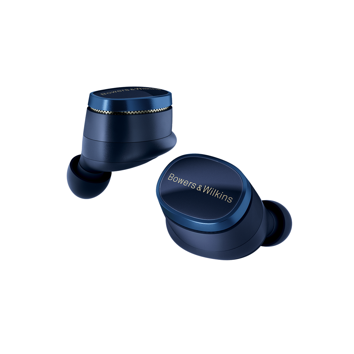 Front - Shop Bowers & Wilkins Pi8 wireless noise cancelling in-ear headphones on sale - Anthracite Black