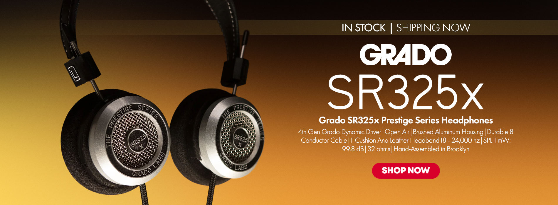 Back In Stock - Grado SR325x
