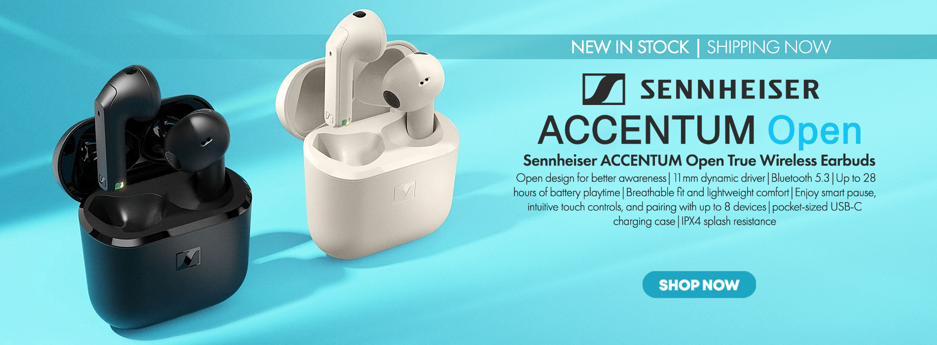 New In Stock - Sennheiser ACCENTUM Open
