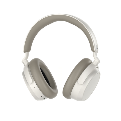 Angle - Shop Sennheiser ACCENTUM Plus Wireless Over-Ear Noise Cancelling Headphones on sale - White