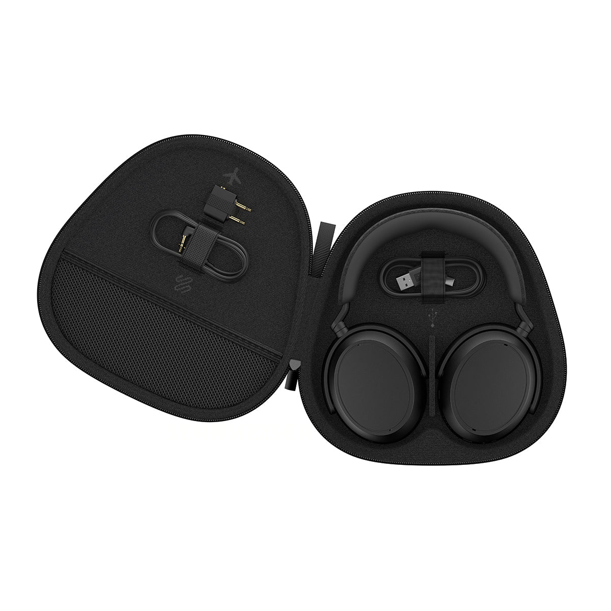 Case - Sennheiser MOMENTUM 4 Wireless Over-Ear Noise Cancelling Headphones - Black