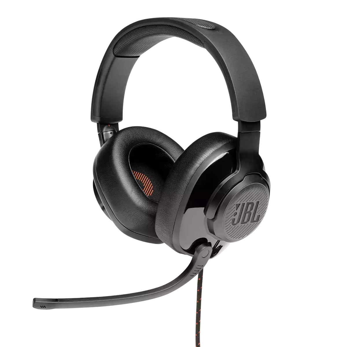 Shop JBL Quantum 200 Gaming Headset on sale featuring flip-up mic and high-quality sound for competitive gameplay
