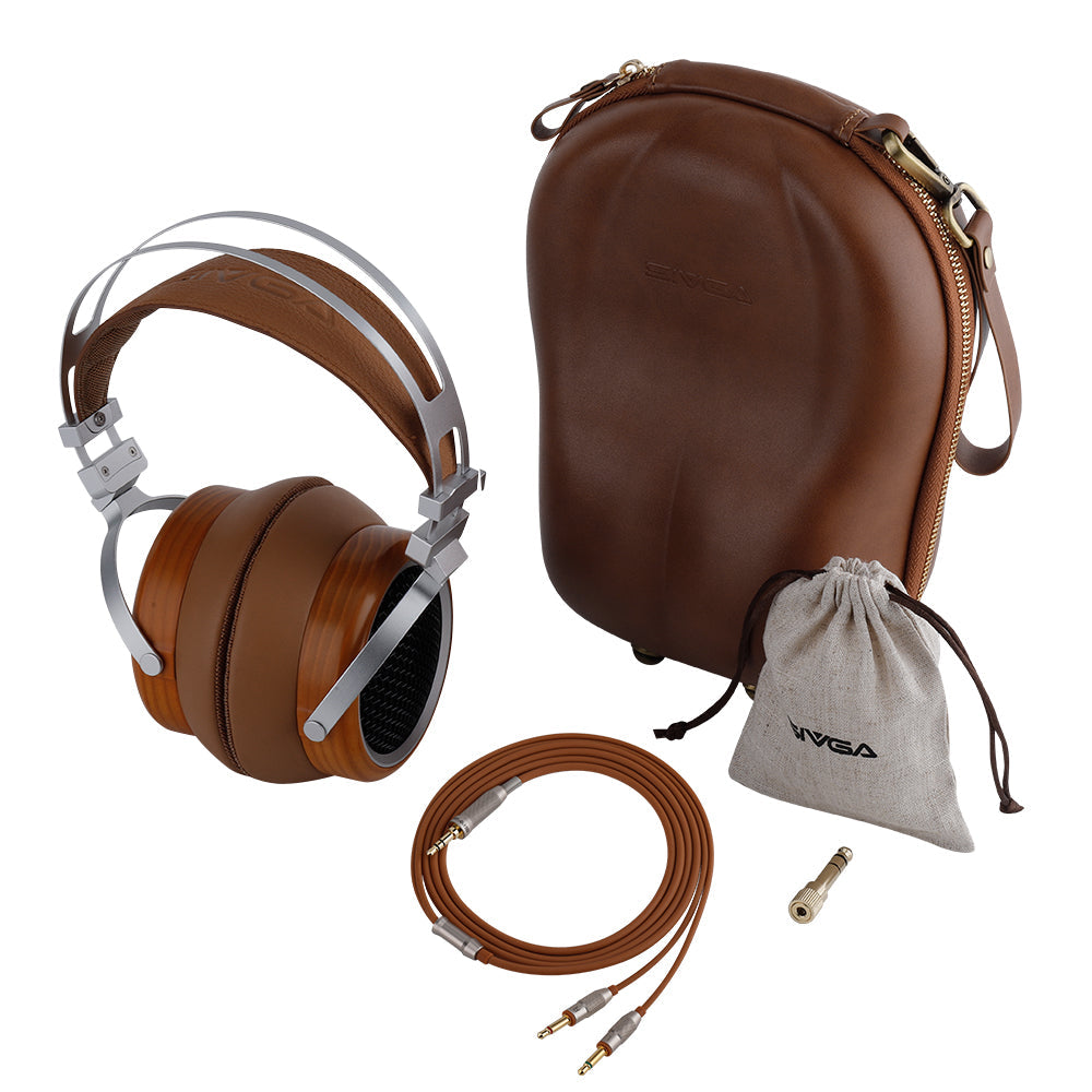 Set - Shop Sivga Luan Over-Ear Headphones on sale - Brown