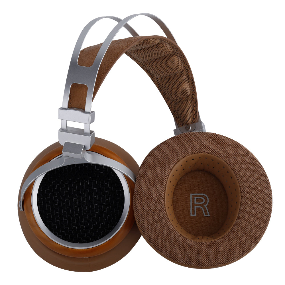 Back - Shop Sivga Luan Over-Ear Headphones on sale - Brown