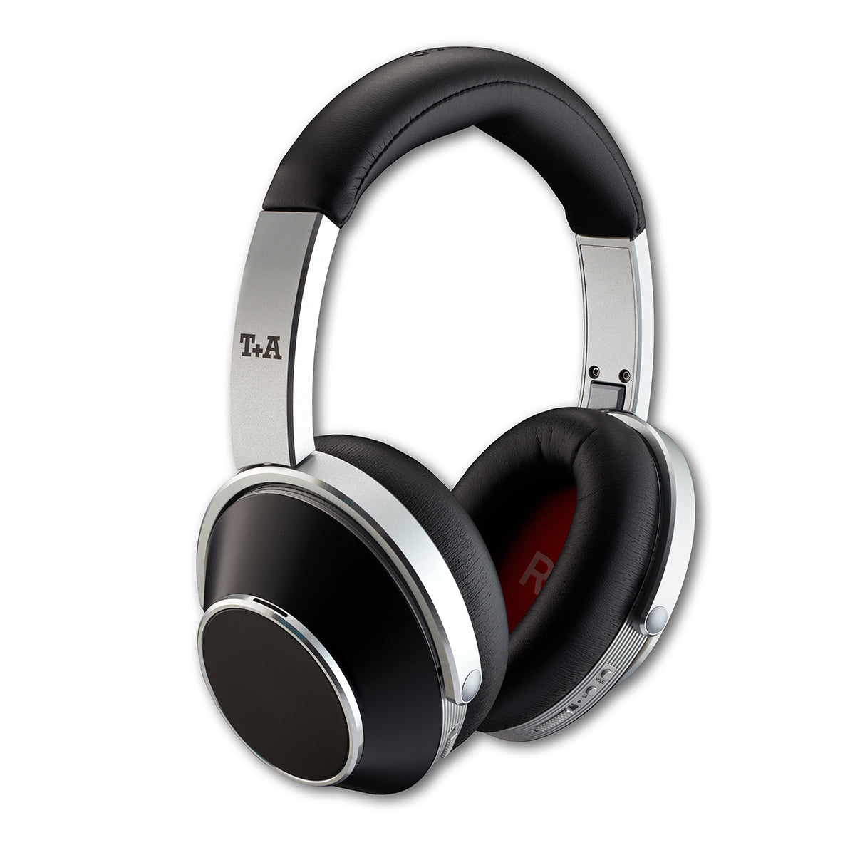 Angle - T+A Solitaire T open box wireless noise cancelling headphones Open Box - Black