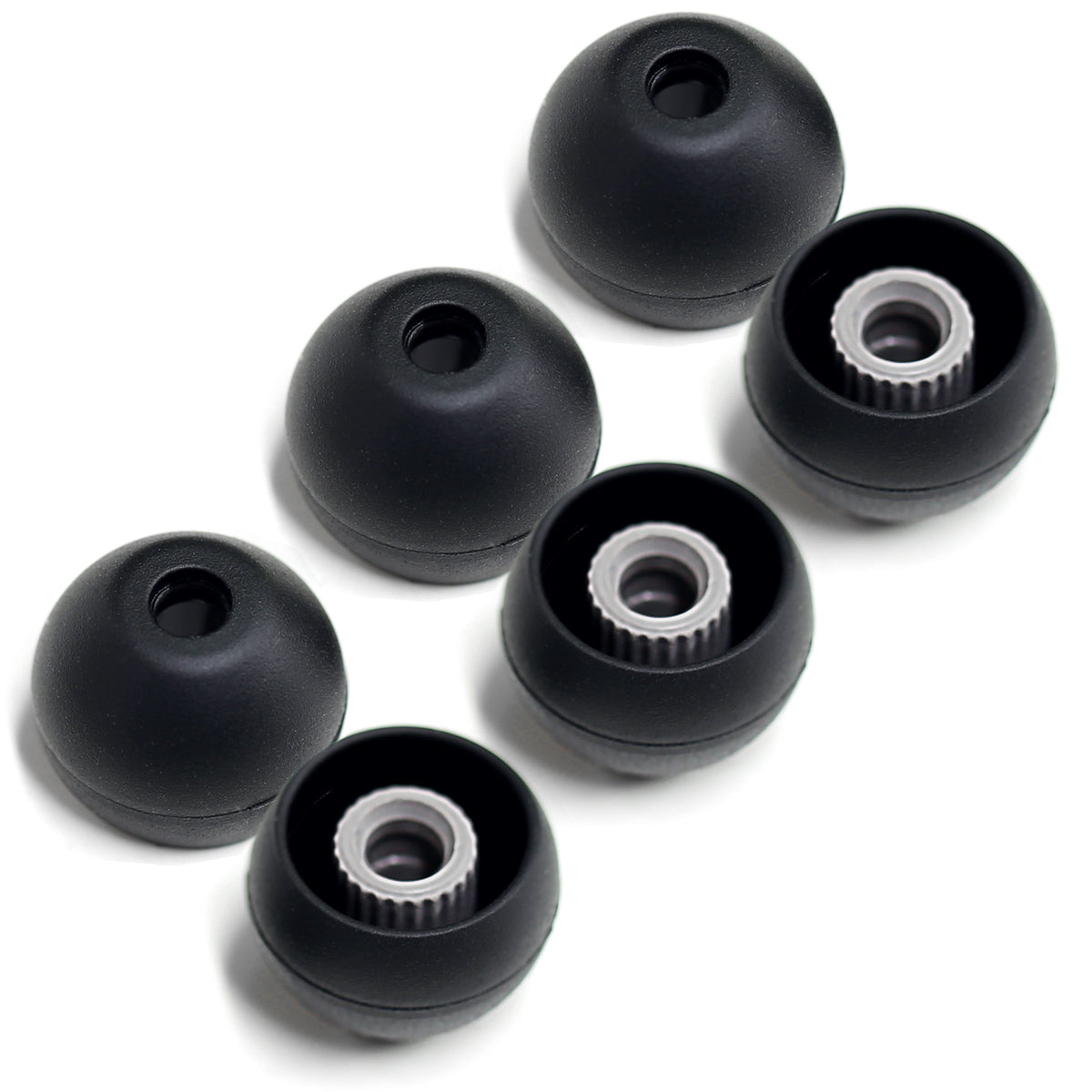 Final Audio Black Silicon Eartips for E Series