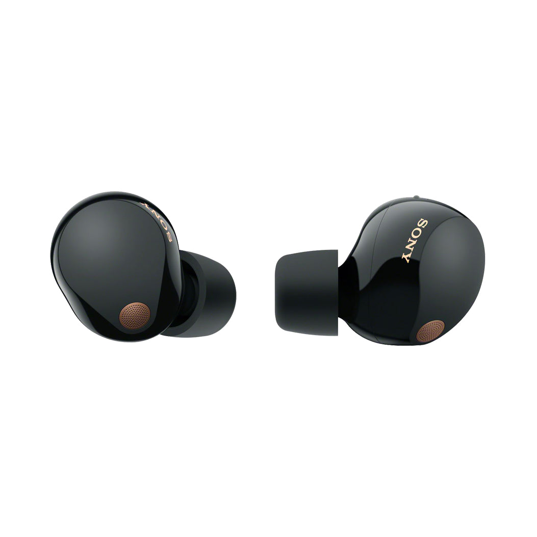 Front - Shop Sony WF-1000XM5 True Wireless in-ear headphones active noise cancelling on sale Open box - Black