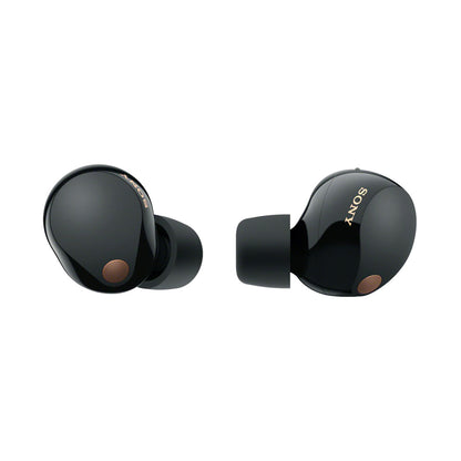 Front - Shop Sony WF-1000XM5 True Wireless in-ear headphones active noise cancelling on sale Open box - Black
