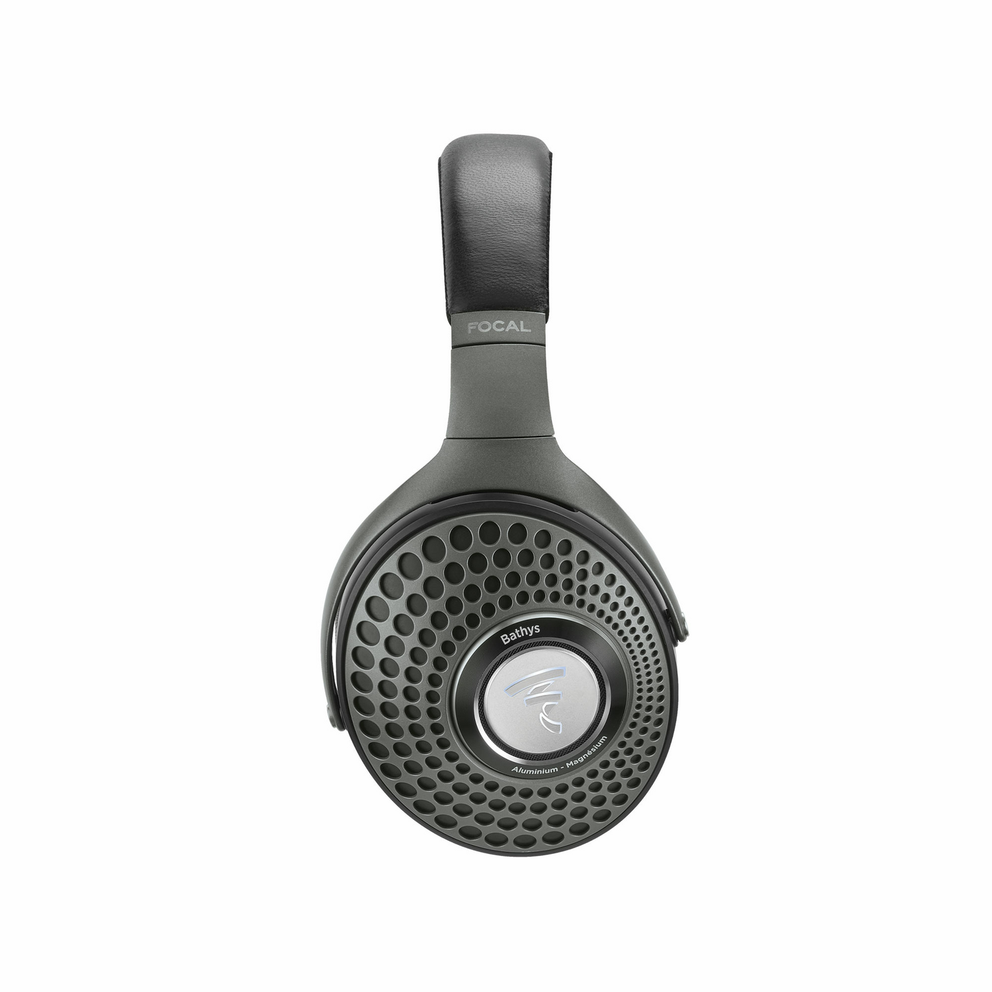 Focal Bathys Wireless Active Noise-Cancelling Headphones Silver side on Audio46