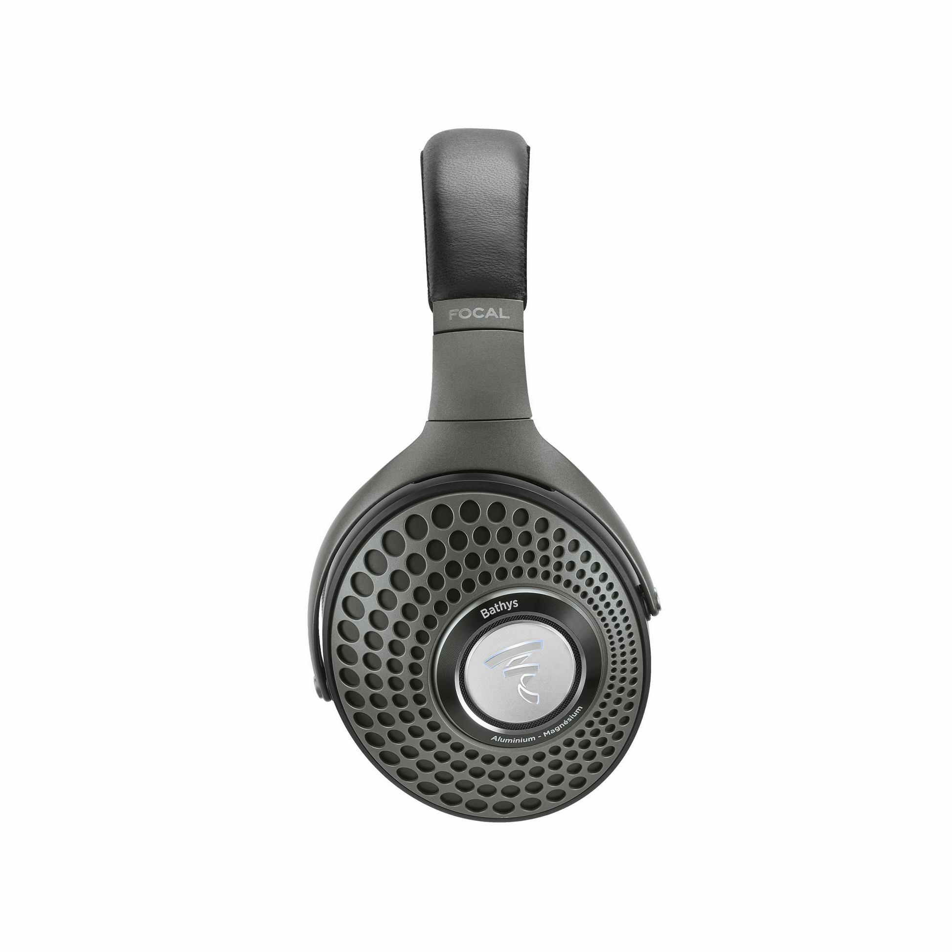 Focal Bathys Wireless Active Noise-Cancelling Headphones Silver side on Audio46