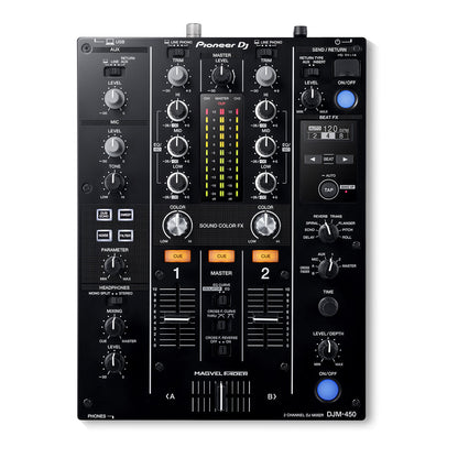 Pioneer DJ DJM-450 2-channel DJ Mixer with Beat FX