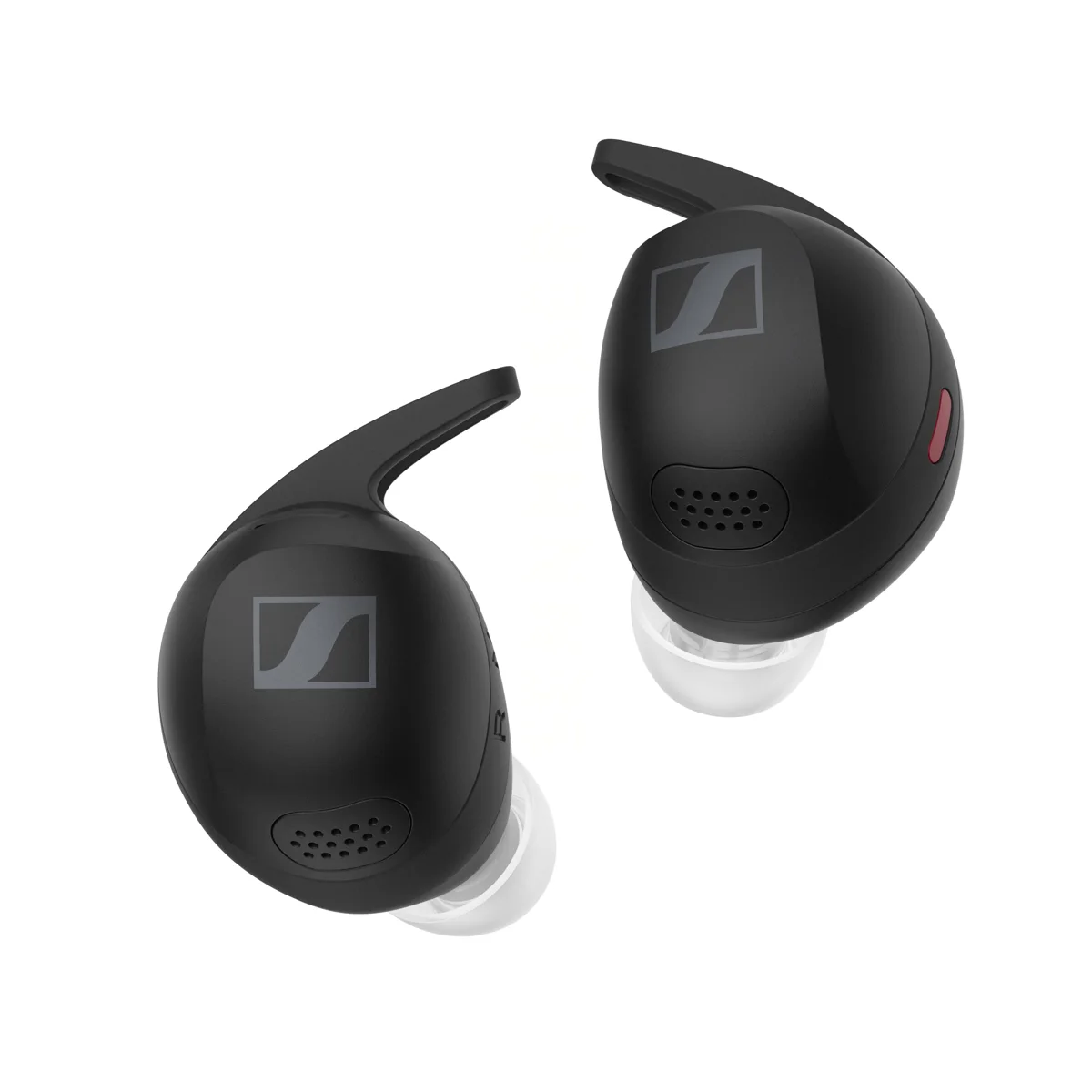 Angle - Shop Sennheiser MOMENTUM Sport Wireless in-ear Noise-Canceling Earbuds - Black