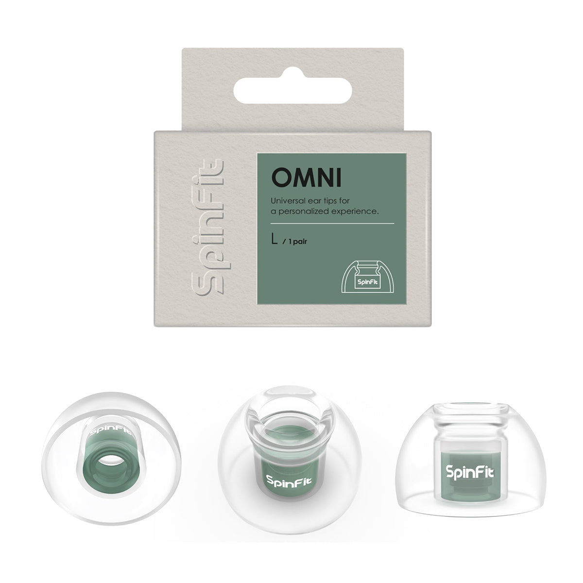 Spinfit Omni Silicon Eartips (1 Pair)