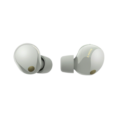 Front - Shop Sony WF-1000XM5 True Wireless in-ear headphones active noise cancelling on sale Open box - White